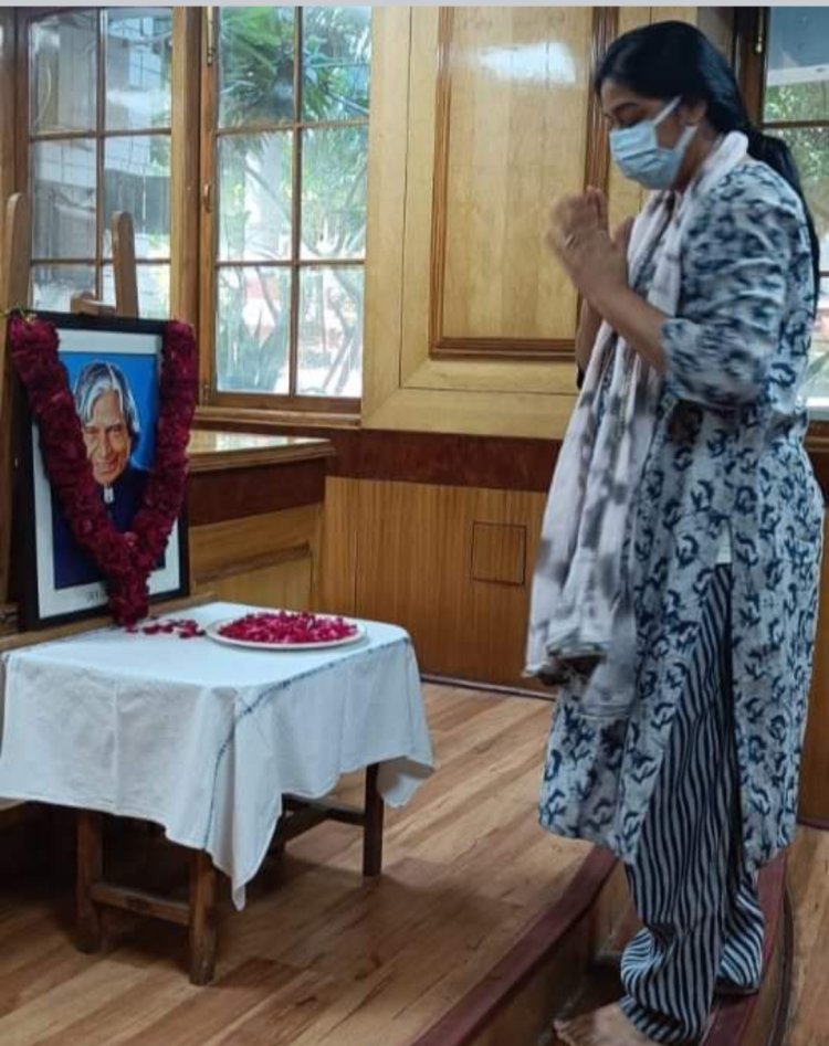 महाराष्ट्र सदनात भारतरत्न डॉ. ए.पी.जे. अब्दुल कलाम यांची जयंती साजरी