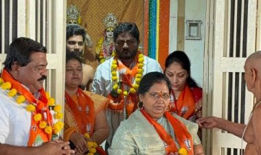 सौ.शामल लक्ष्मण शिरसाट(पापरकर ) यांच्या प्रचाराचा शुभारंभ